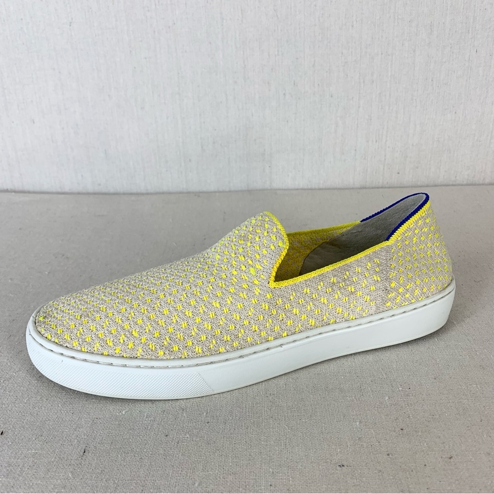Rothy's The Sneaker Sunshine Yellow Honeycomb Slip-On Sneaker - Size 9.5